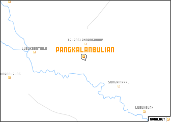 map of Pangkalanbulian