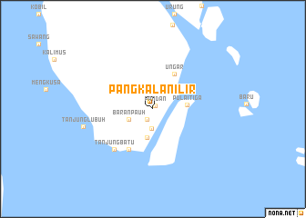 map of Pangkalanilir