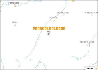 map of Pangkalanlagan
