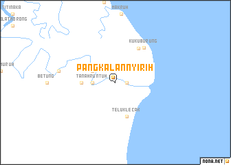 map of Pangkalannyirih
