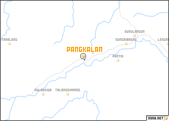 map of Pangkalan