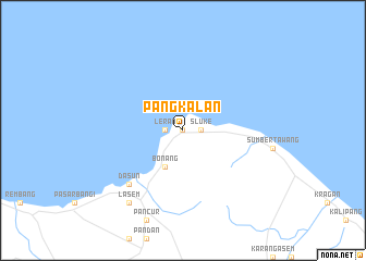 map of Pangkalan