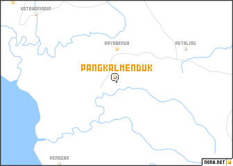 map of Pangkalmenduk
