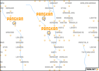 map of Pangkan