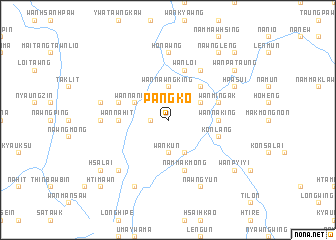 map of Pangko