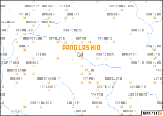 map of Pang-lashio