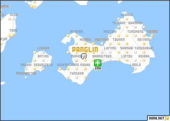map of Pang-lin