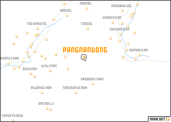 map of Pangnan-dong