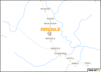 map of Pangoula