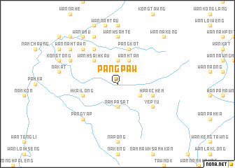 map of Pāngpaw