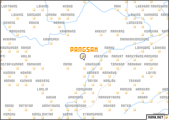 map of Pangsam