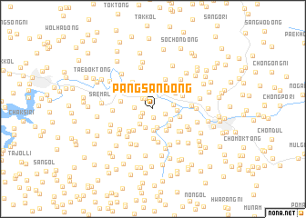 map of Pangsan-dong