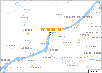 map of Pangsan-ni