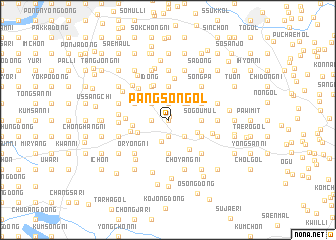 map of Pangsŏn-gol