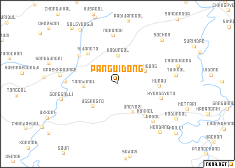 map of Pangŭi-dong