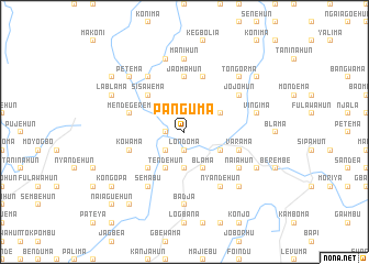 map of Panguma