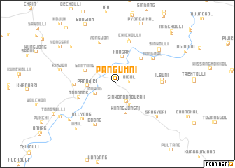 map of Pangŭm-ni