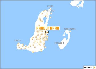 map of Pangutaran