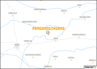 map of Pangwangzhuang