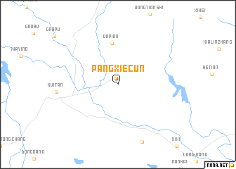 map of Pangxiecun