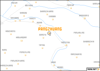 map of Pangzhuang