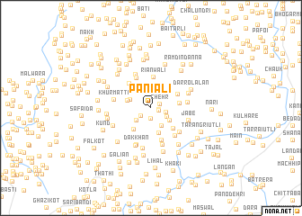map of Paniāli