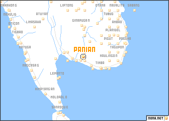 map of Panian