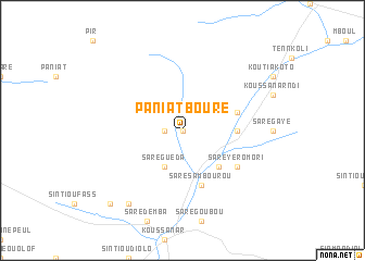 map of Paniat Bouré