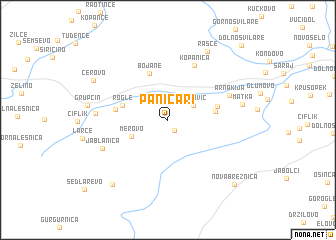 map of Paničari