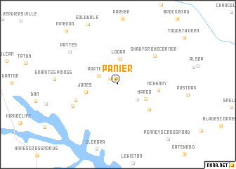 map of Panier