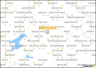 map of Paniewek