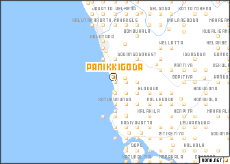 map of Panikkigoda