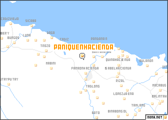 map of Paniquen Hacienda