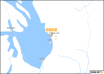 map of Panīr
