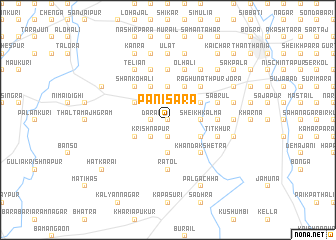 map of Pānisāra
