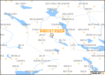 map of Panistruga