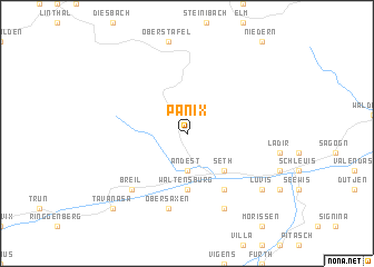 map of Panix