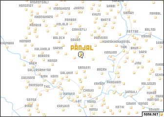 map of Panjāl