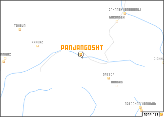 map of Panj Angosht