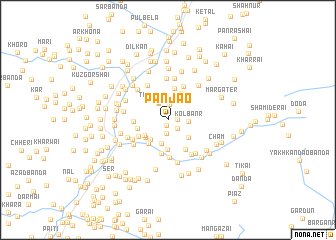 map of Panjāo