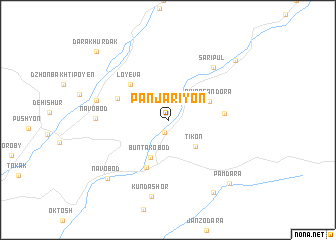 map of Panjariyon