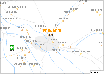 map of Panj Darī