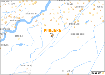 map of Panjeke