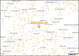 map of Panjevlje