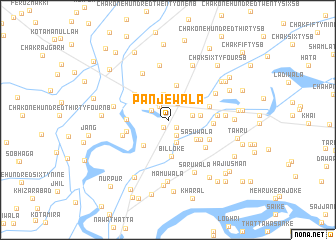 map of Panjewāla
