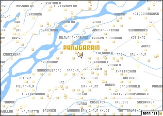 map of Panjgarāin