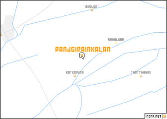 map of Panjgirāin Kalān