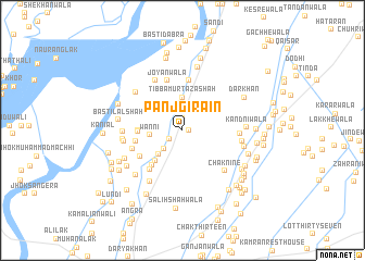 map of Panjgirāin