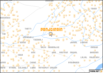 map of Panjgirāīn