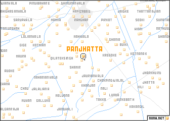 map of Panjhatta